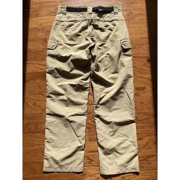 Eddie Bauer Tan Hiking Pants with Belt Size 34x32 - Picture 2 of 10